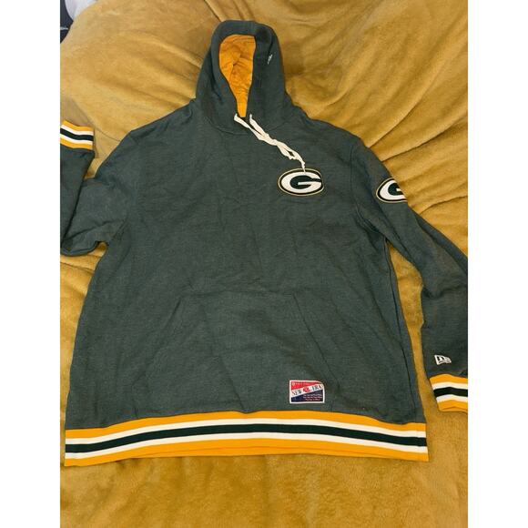Men’s New Era Team Apparel Green Bay Packers Classic Hoodie Size XXL 2XL - Picture 1 of 9